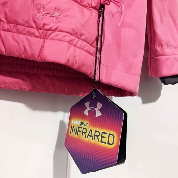 Under Armour Storm Coldgear Infrared Primaloft Womens Jacket Pink XS - Picture 9 of 9
